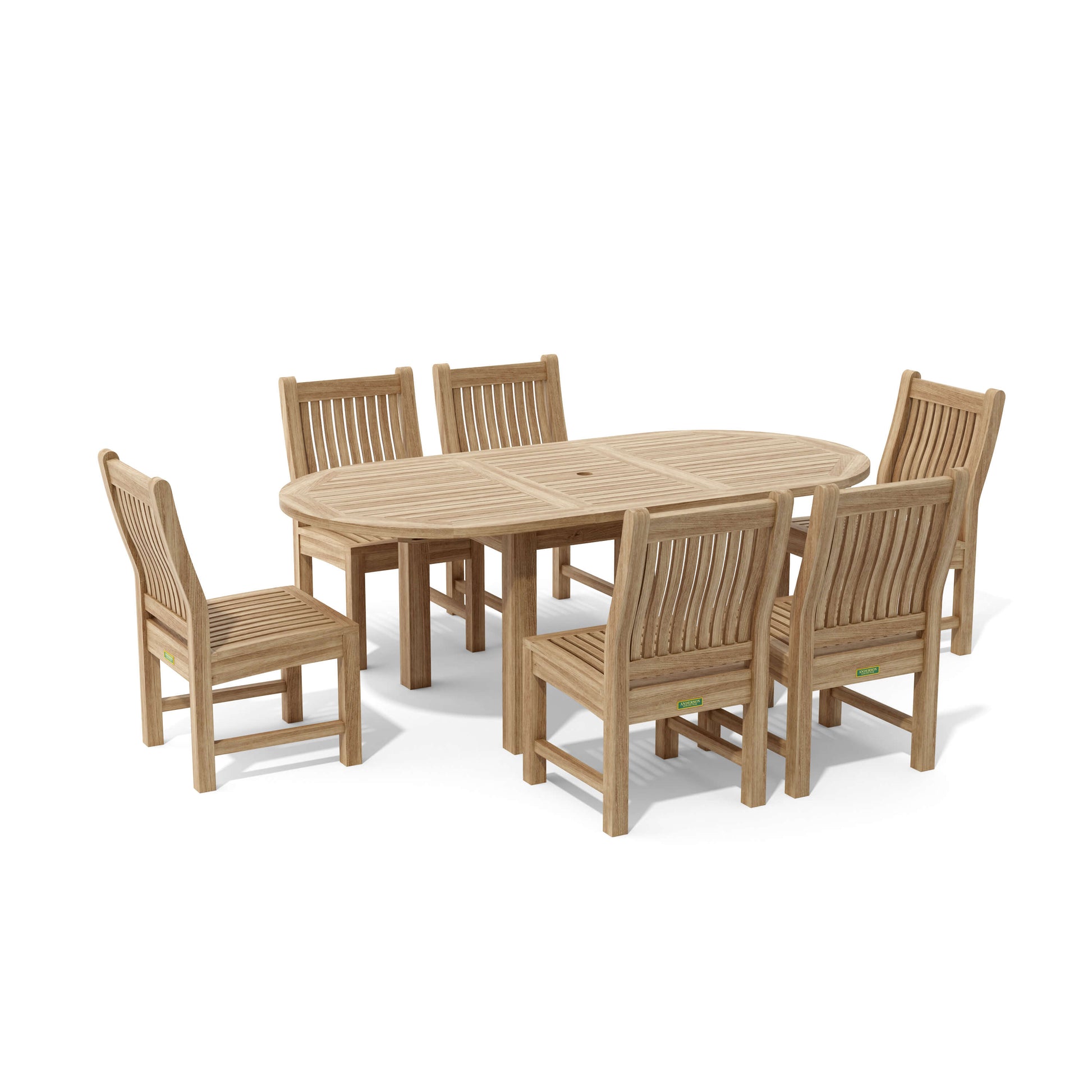 Bahama Sahara 7-Pieces 8' Rectangular Dining Set — View 2