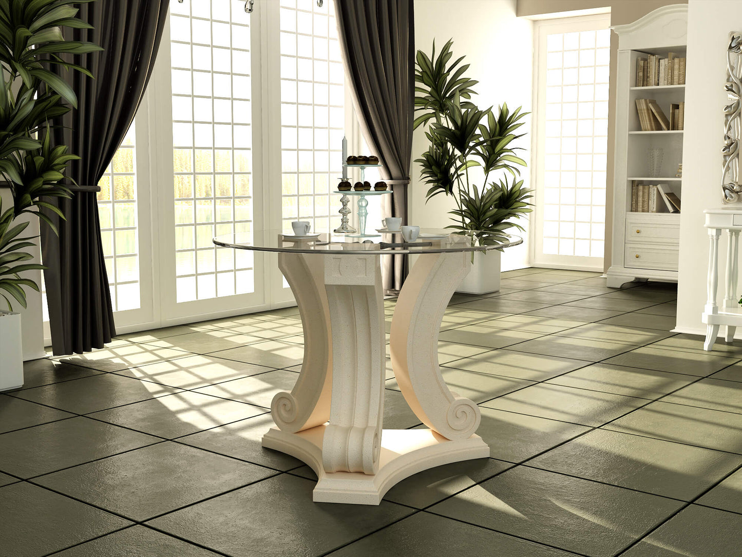 Regency Entry HallwayTable — View 4