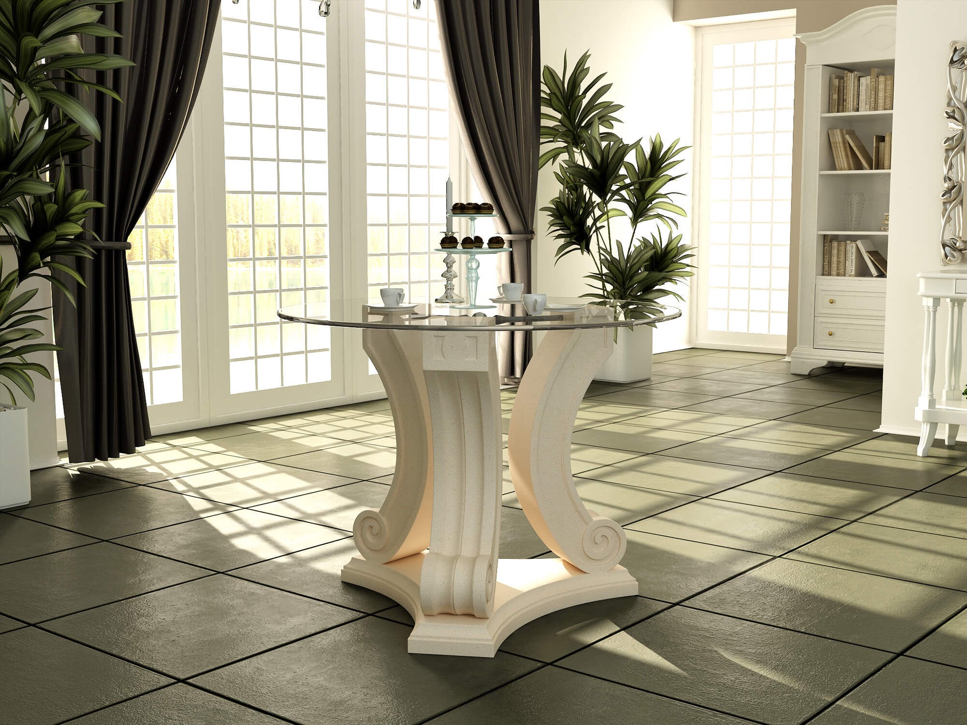 Regency Entry HallwayTable — View 4