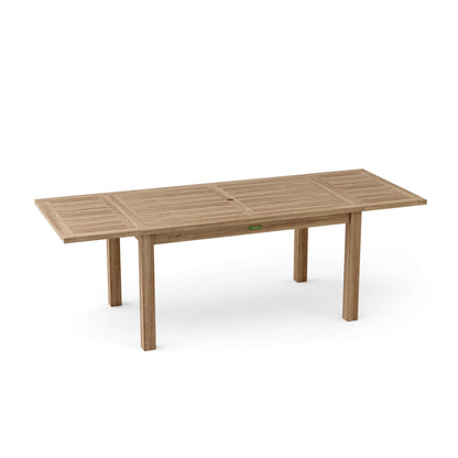 Bahama 95" Rectangular Table w/ Double Leaf Extensions — View 2