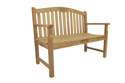 50" Round Rose Bench — View 2