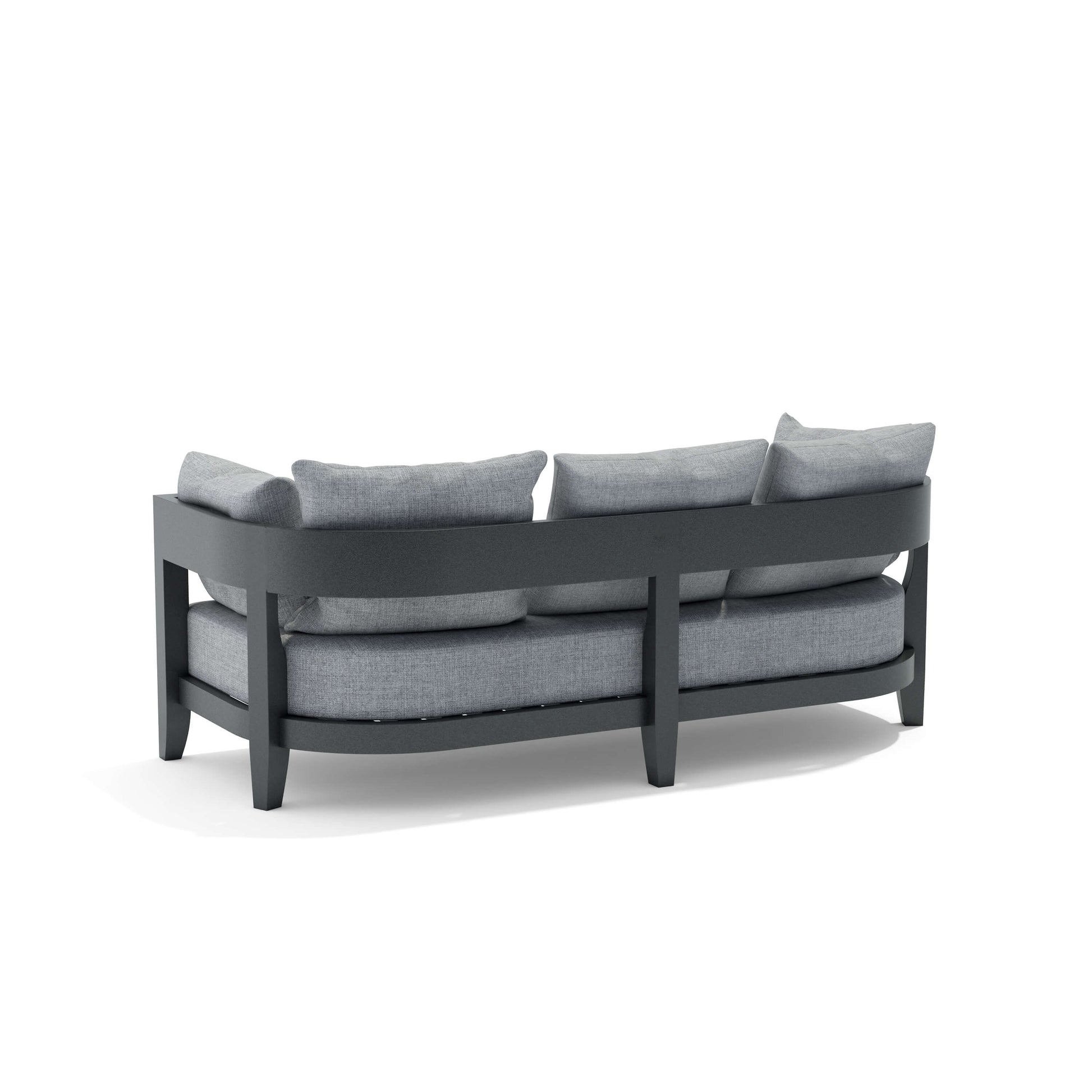 Coronado Deep Seating Aluminum Sofa — View 3
