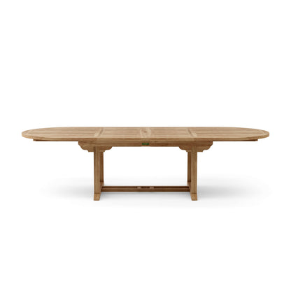 Bahama 117" Oval Extension Table w/ Double Extensions — View 2