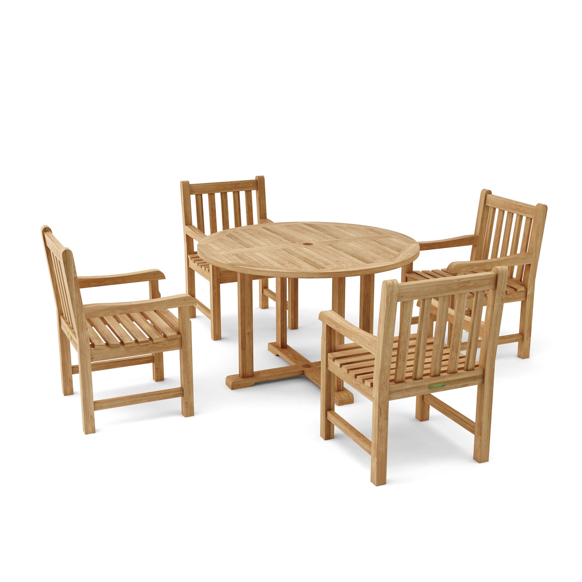 Tosca Classic Armchair 5-Pieces Dining Set — View 2