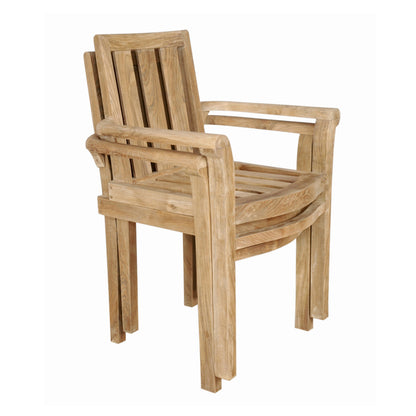 Classic Stackable Armchair (Fully Built & 4 pcs in a box) — View 4