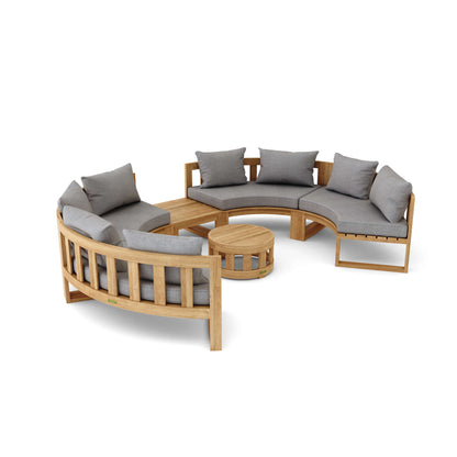 SET-811 Circular Modular Deep Seating Set — View 3