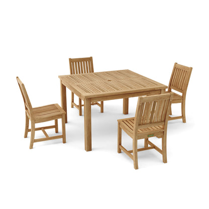 Windsor Rialto Side Chair 5-Pieces Dining Table Set — View 2
