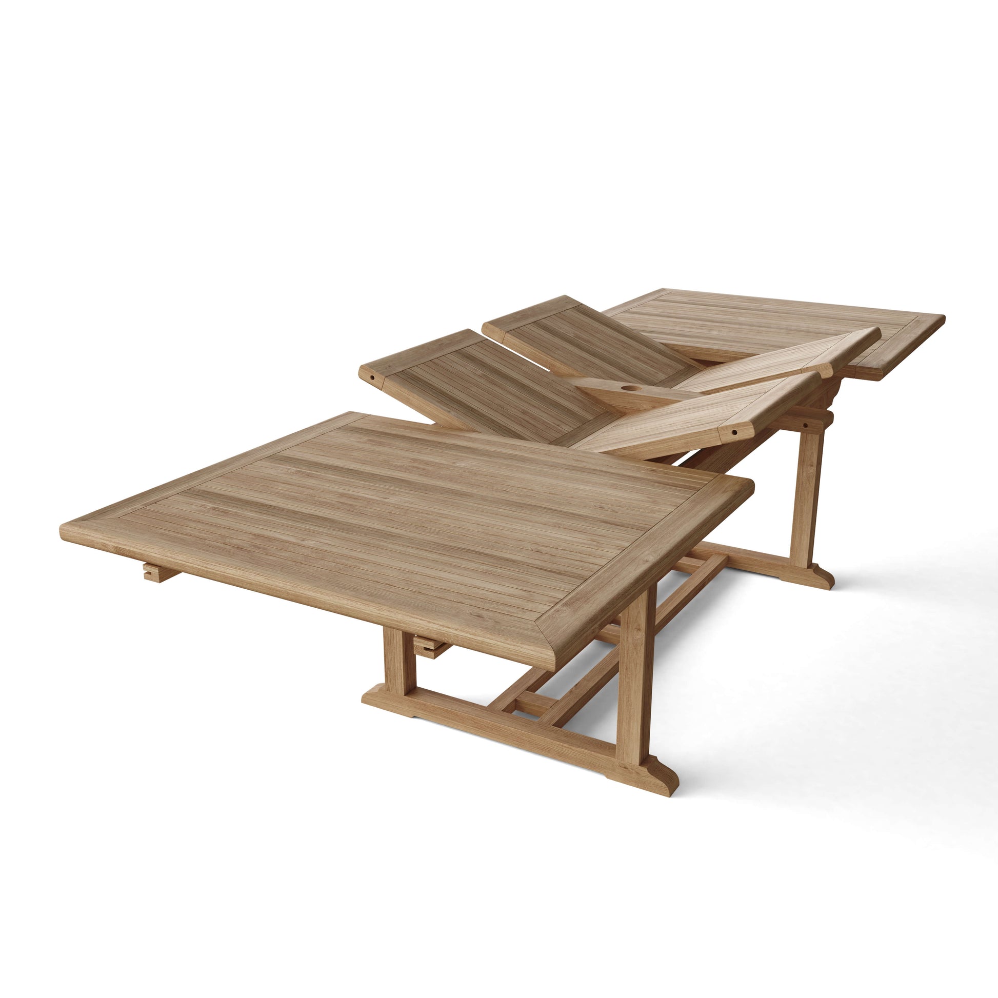 Valencia 117" Rectangular Table w/ Double Extensions — View 2