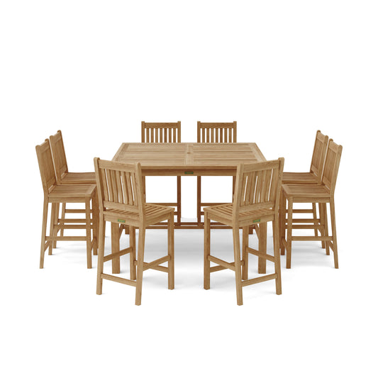 Windsor Avalon 9-Pieces Square Bar Set — View 2