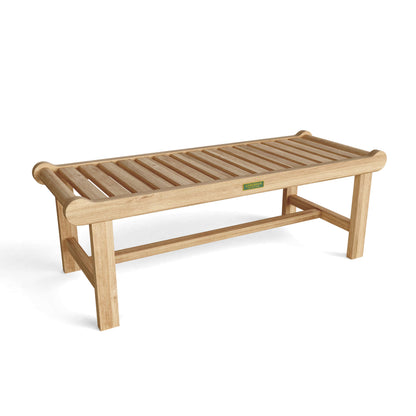 Cambridge 2-Seater Backless Bench — View 3