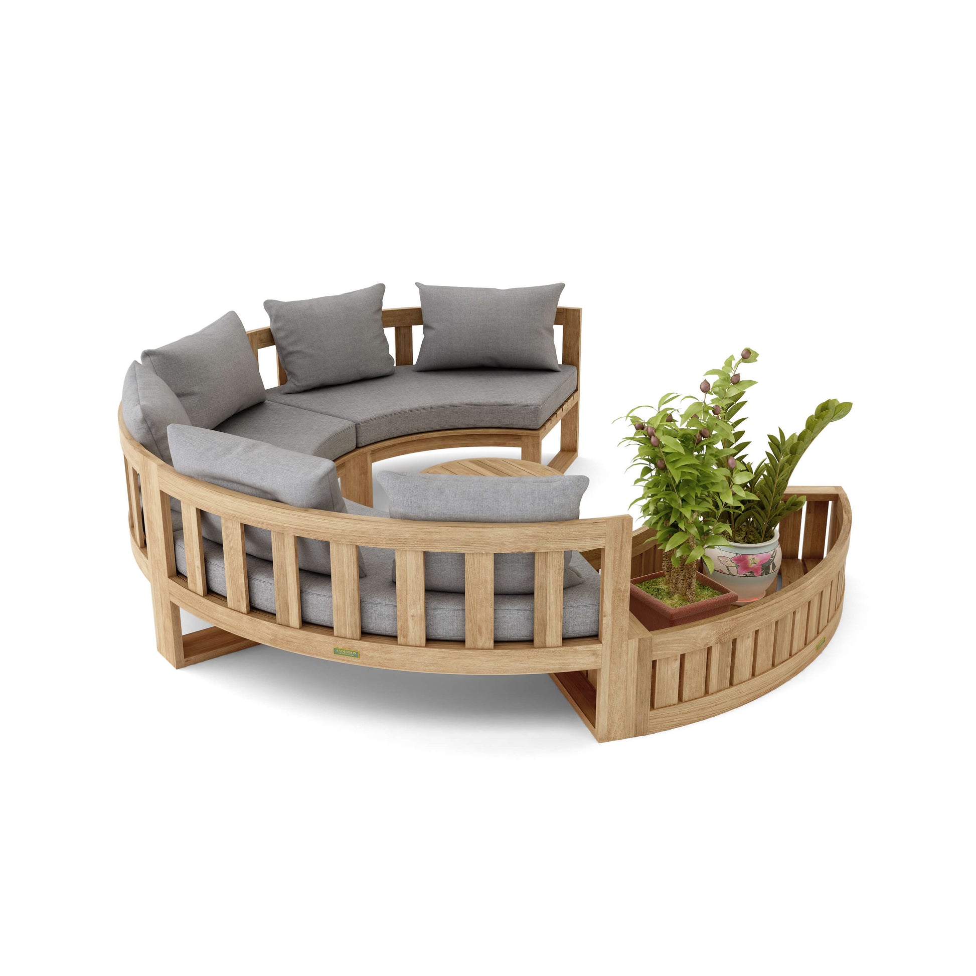 SET-808 Circular Modular Deep Seating Set — View 3