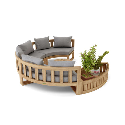 SET-808 Circular Modular Deep Seating Set — View 3