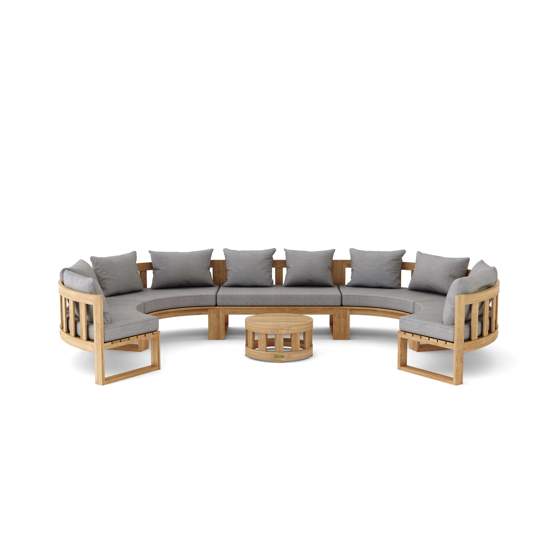 SET-812 Circular Modular Deep Seating Set — View 2