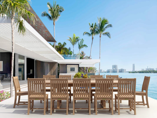 Sahara Rialto 13-Pieces Rectangular Dining Set