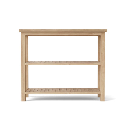 Towel Console w/ 2 Shelves Table — View 2