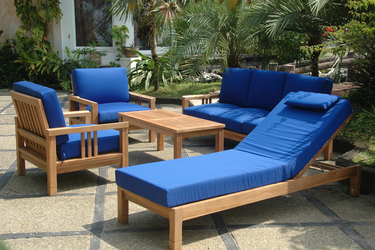 SouthBay Deep Seating 6-Pieces Conversation Set B — View 3