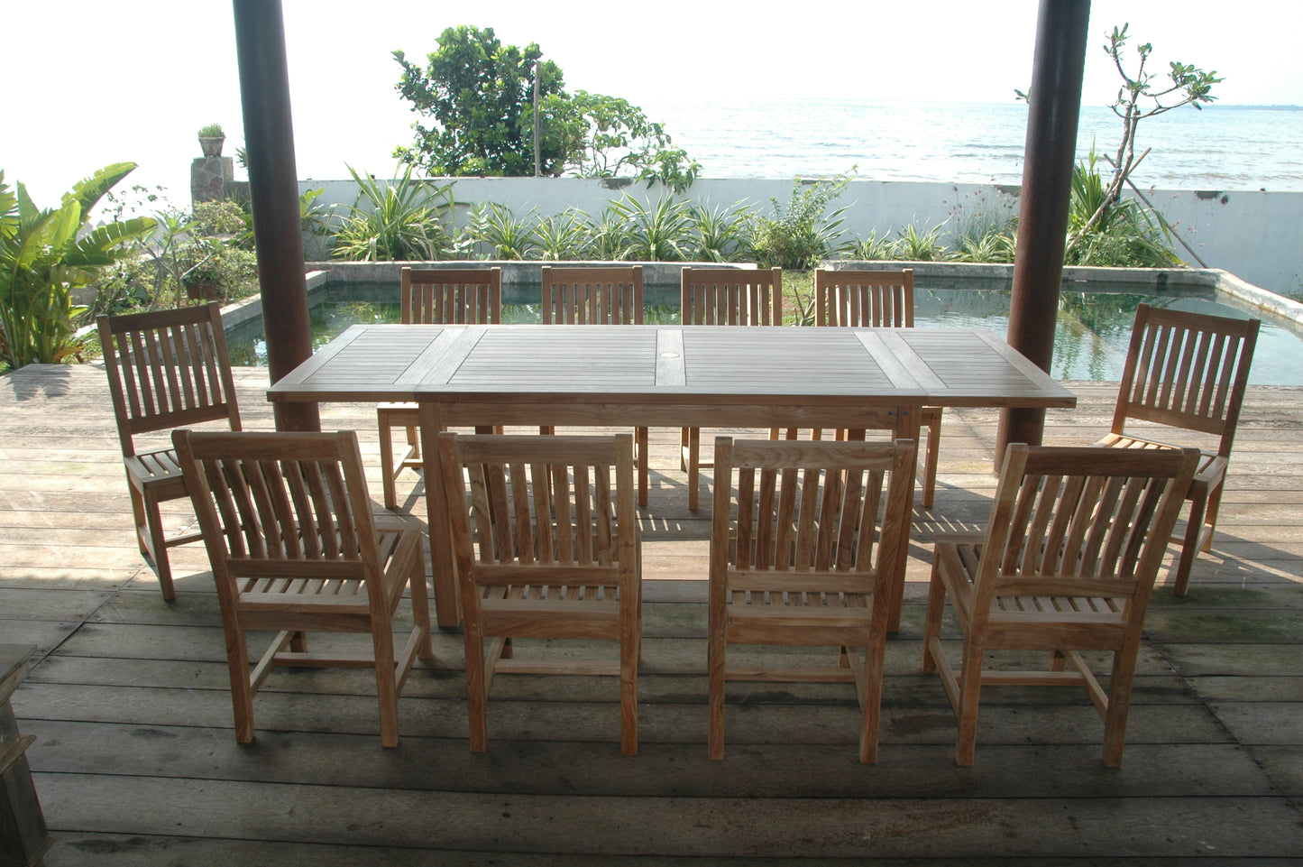 Bahama Rialto 11-Pieces Rectangular Dining Set — View 4