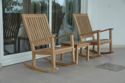 Del-Amo Bahama 3-Pieces Set with Square Side Table — View 3
