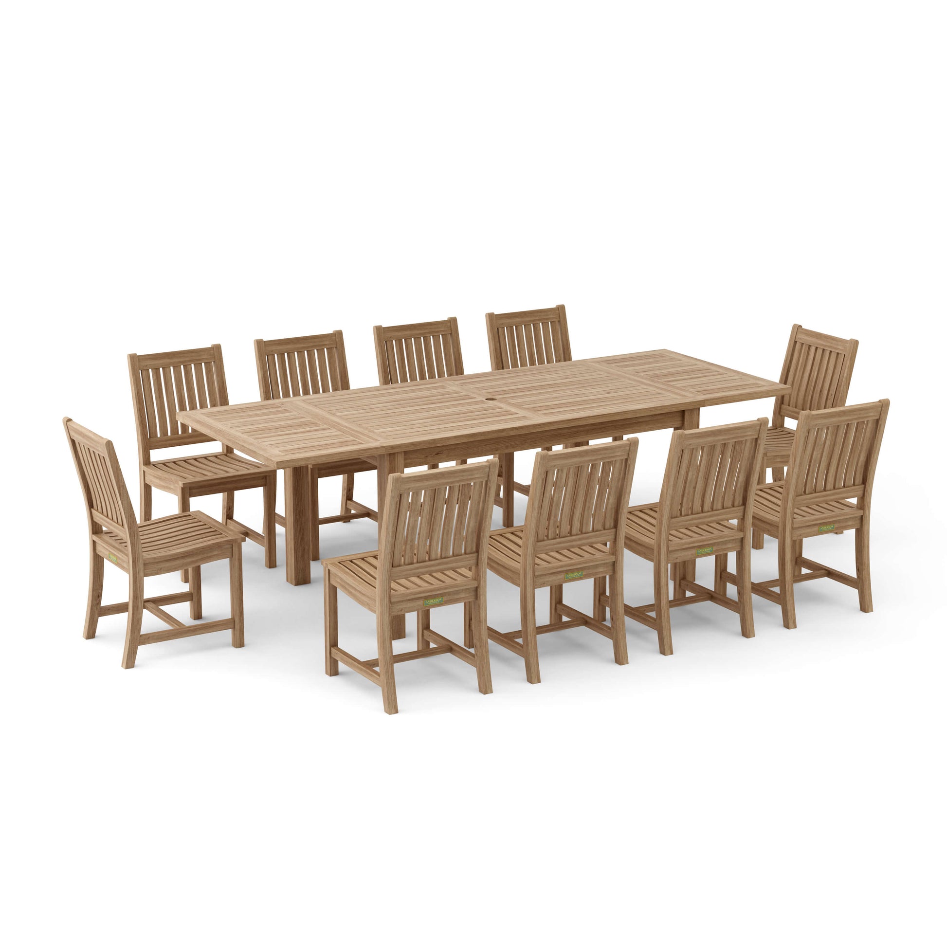 Bahama Rialto 11-Pieces Rectangular Dining Set — View 3