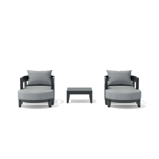 SET-172 5-pc Coronado Aluminum Deep Seating Set — View 2