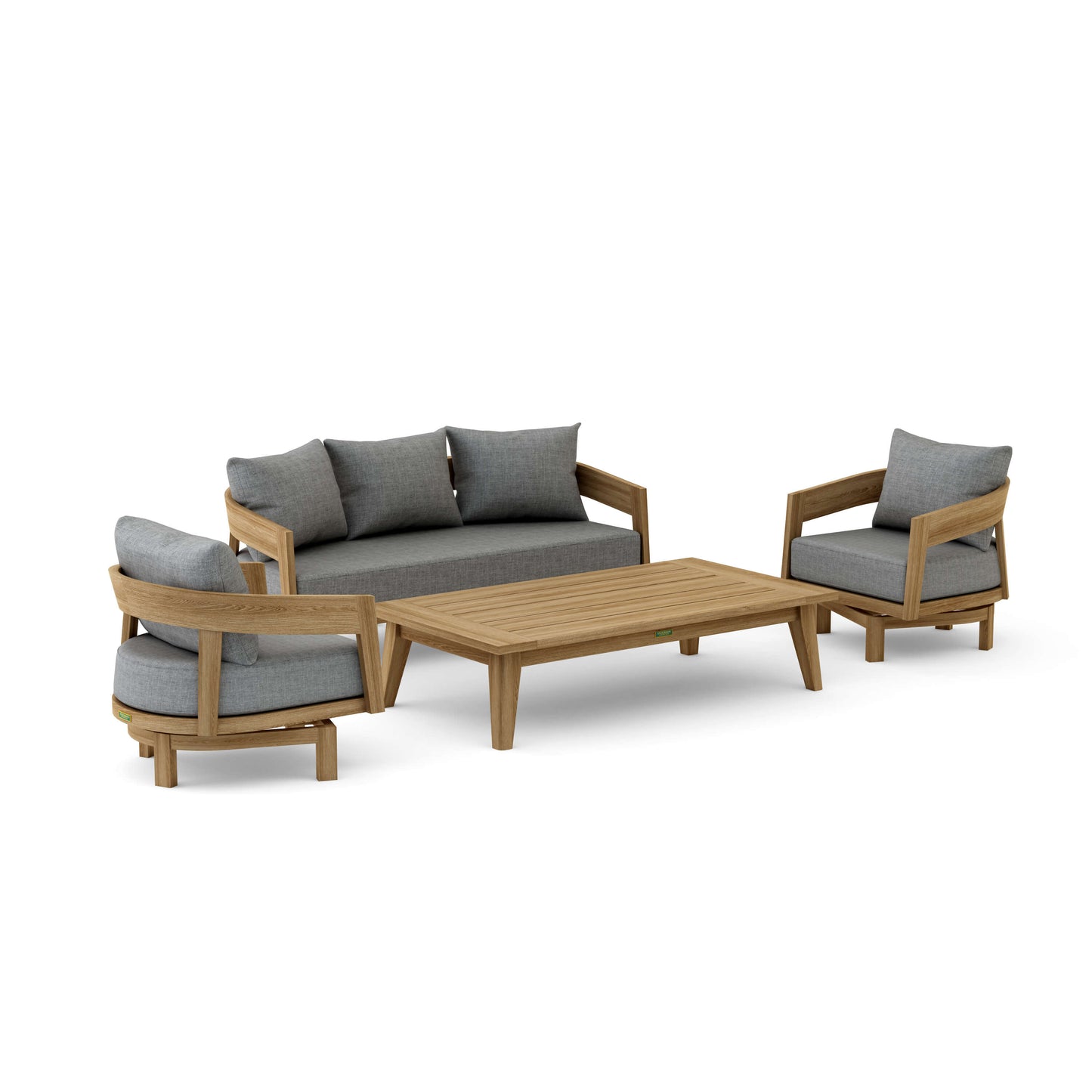 SET-370 Toscana 4-pc Deep Seating Swivel Set — View 2