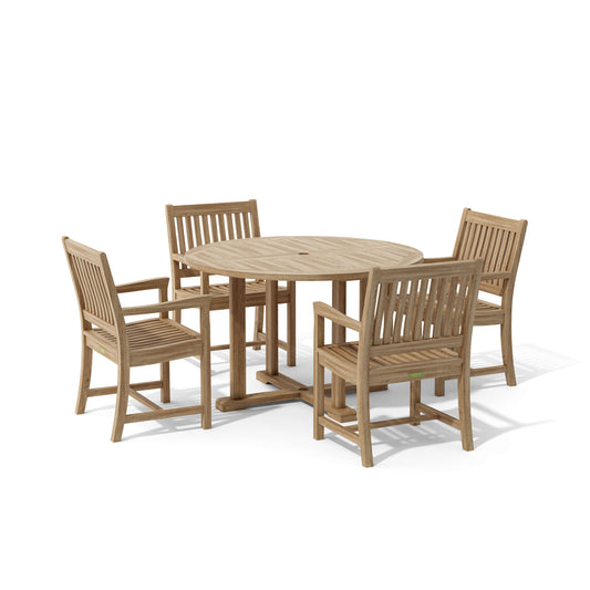 Tosca Rialto Armchair 5-Pieces Dining Set — View 2