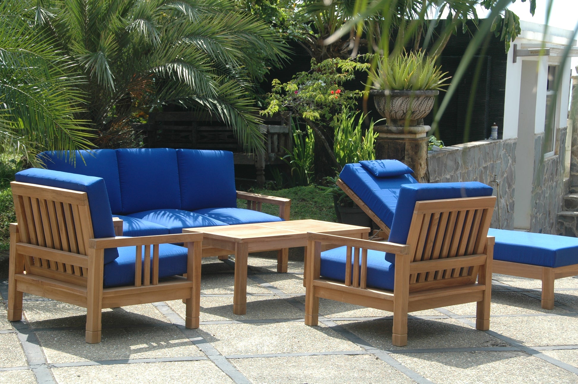 SouthBay Deep Seating 6-Pieces Conversation Set B — View 2