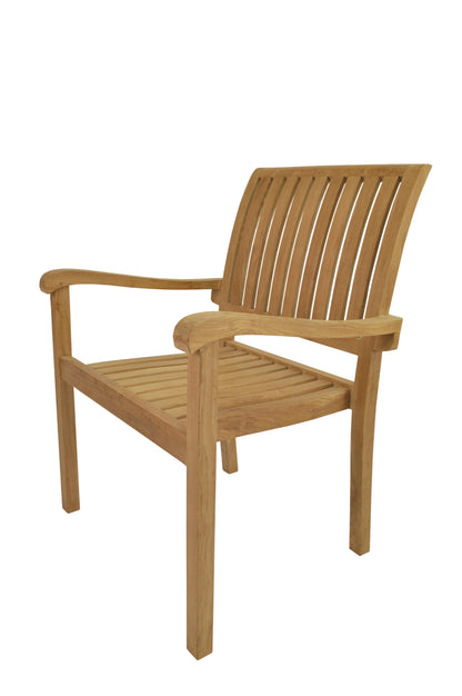 Aspen Stackable Armchair (Fully Built & 4 pcs in a box) — View 3