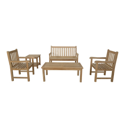 Classic 2-Seater 5-Pieces Conversation Set — View 5