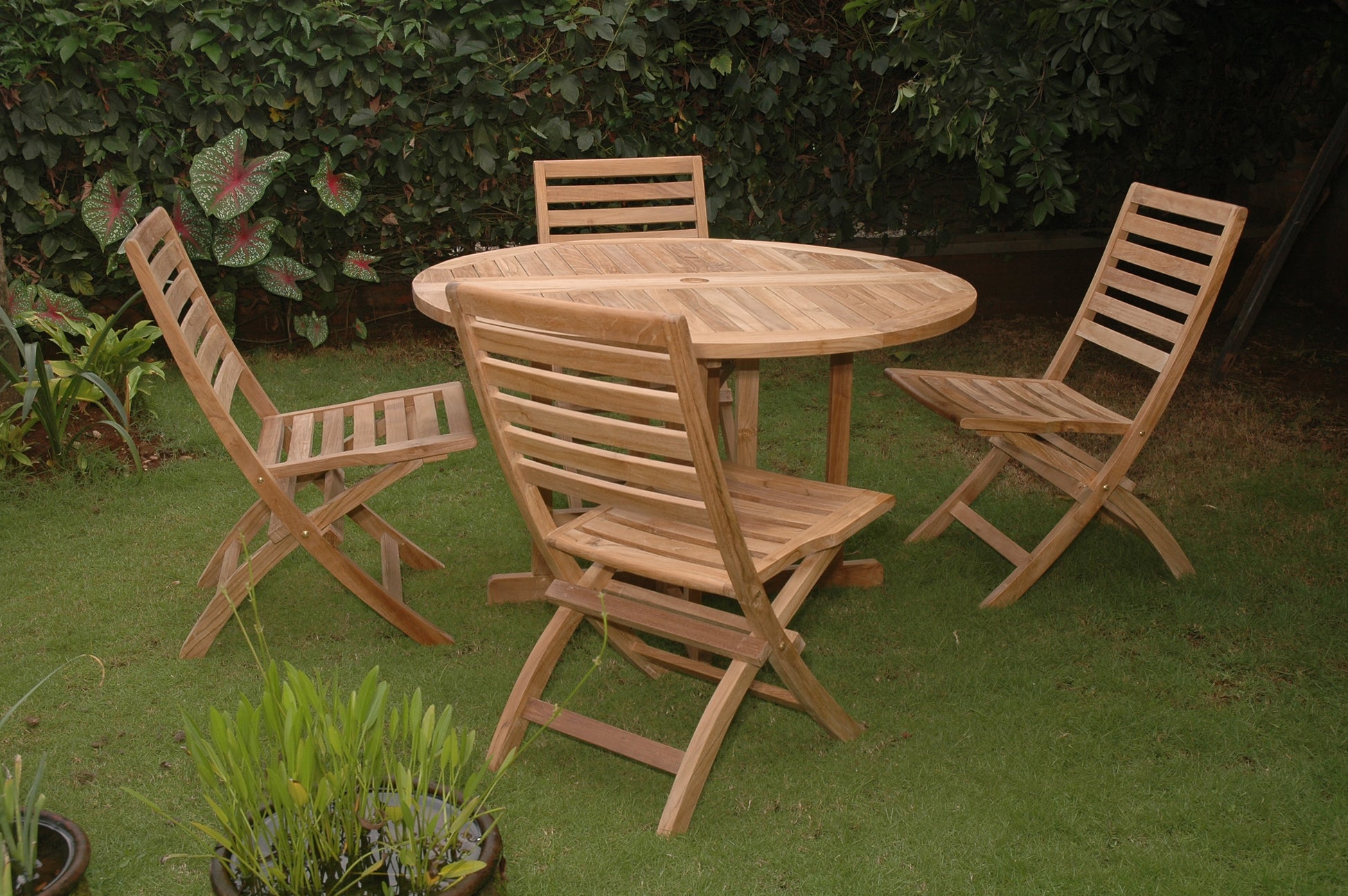Andrew Butterfly Folding 5-pieces Dining Set — View 2
