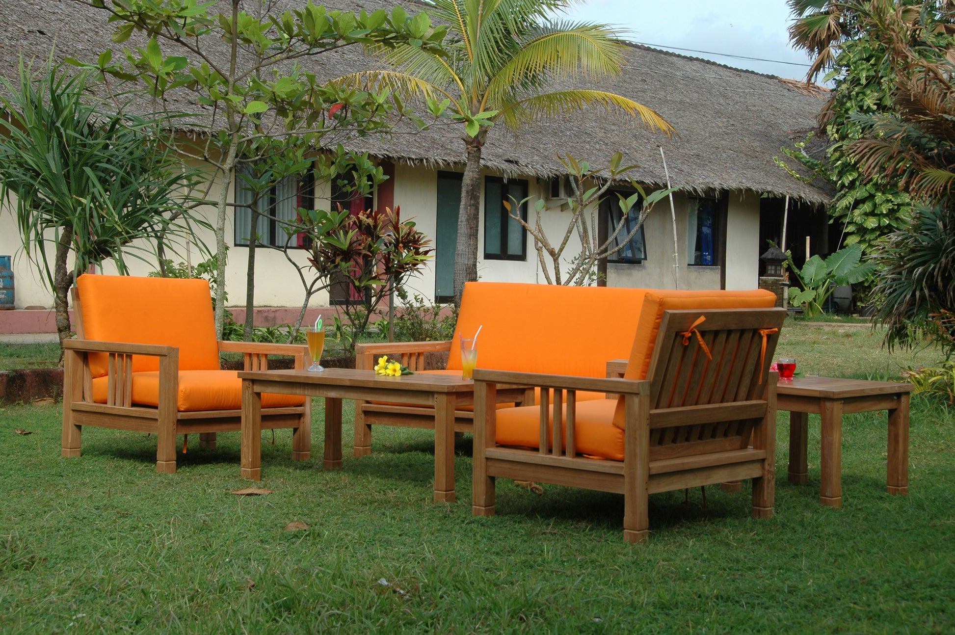 SouthBay Deep Seating 5-Pieces Conversation Set B — View 6