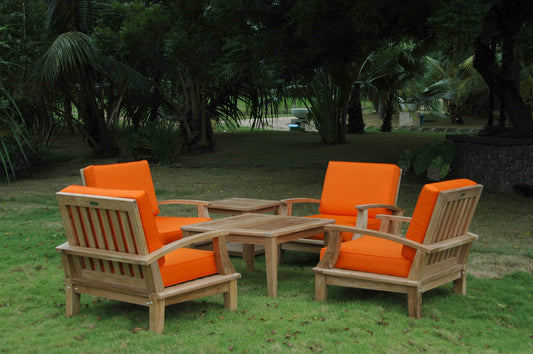 Brianna Bahama 6-Pieces Deep Seating Armchair Set — View 2