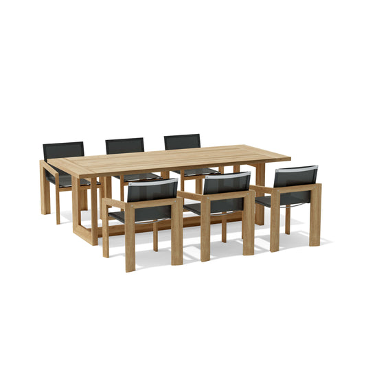 SET-856 7-pc Smyrna Dining Table Set — View 2