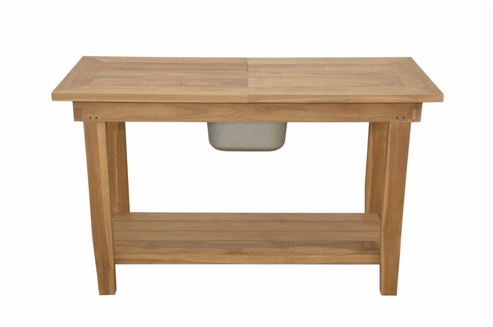 Nautilus Console Table w/ SS Container — View 3