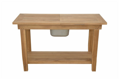 Nautilus Console Table w/ SS Container — View 3