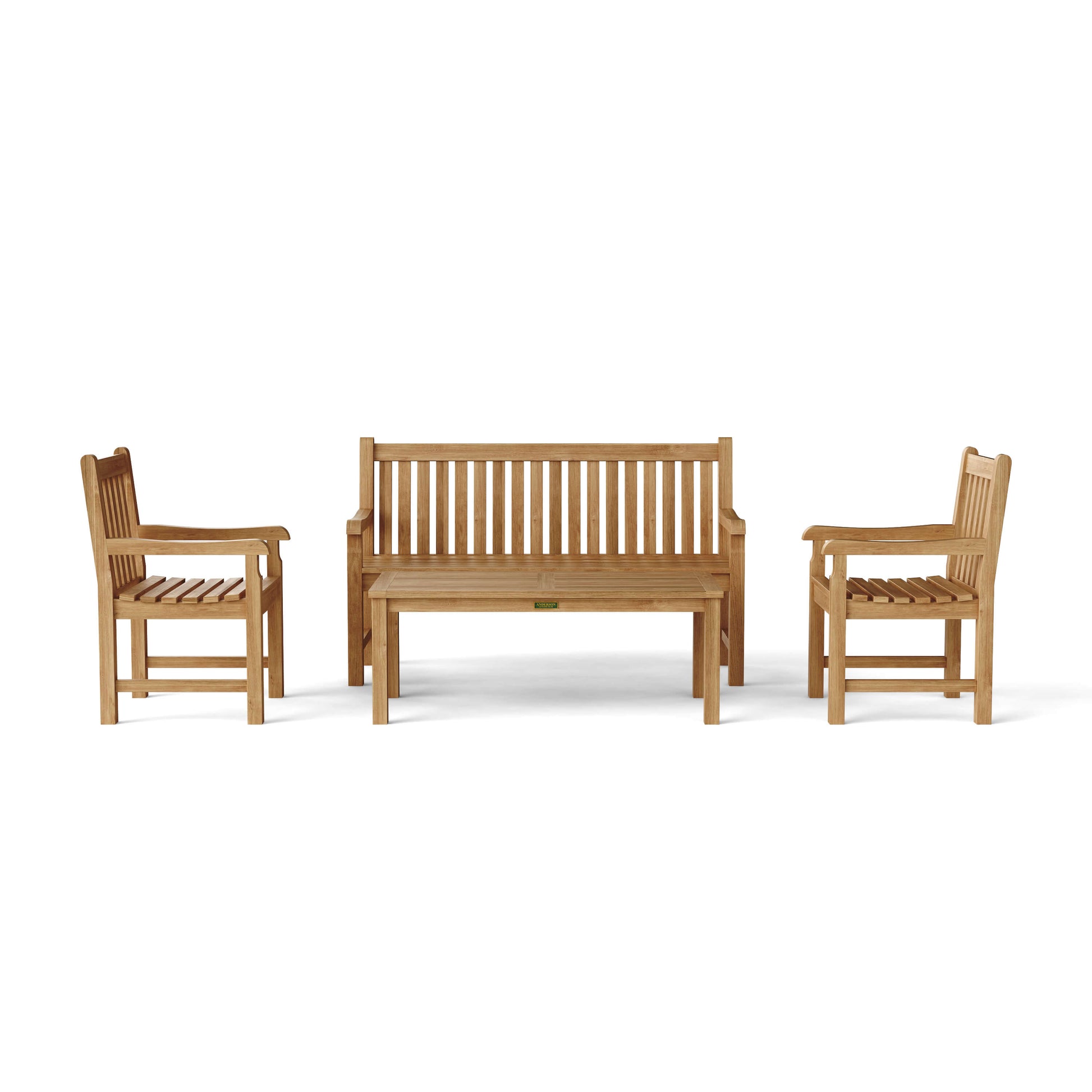 Classic 3-Seater 4-Pieces Conversation Set — View 2