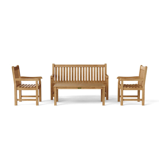 Classic 3-Seater 4-Pieces Conversation Set — View 2