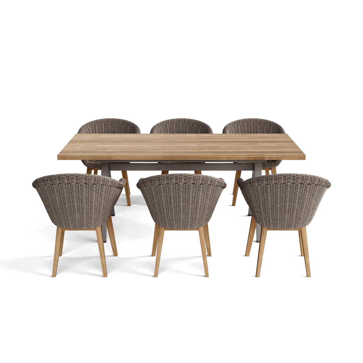 SET-39A 7-pc Alura Padua Dining Table Set — View 2
