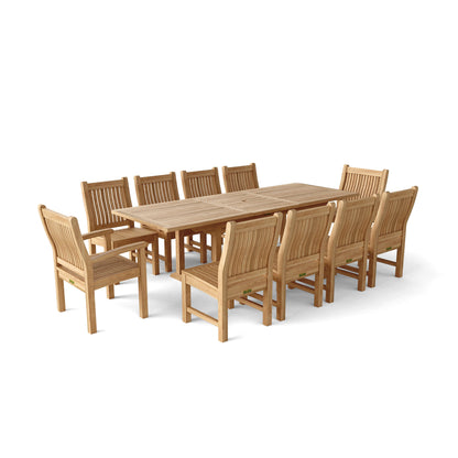 Bahama Sahara 11-Pieces 8' Rectangular Dining Set — View 2