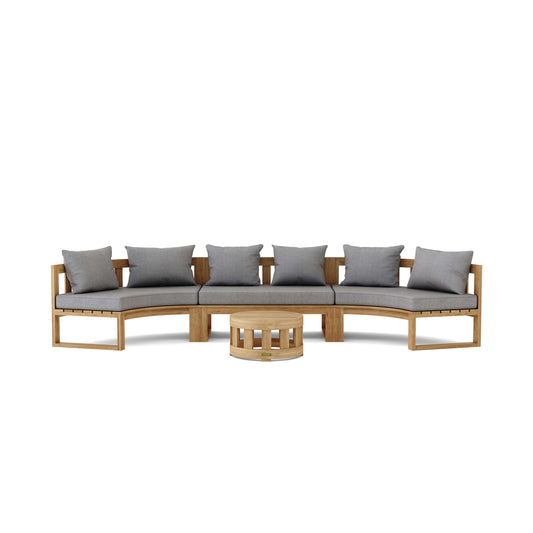 SET-814 Circular Modular Deep Seating Set — View 2