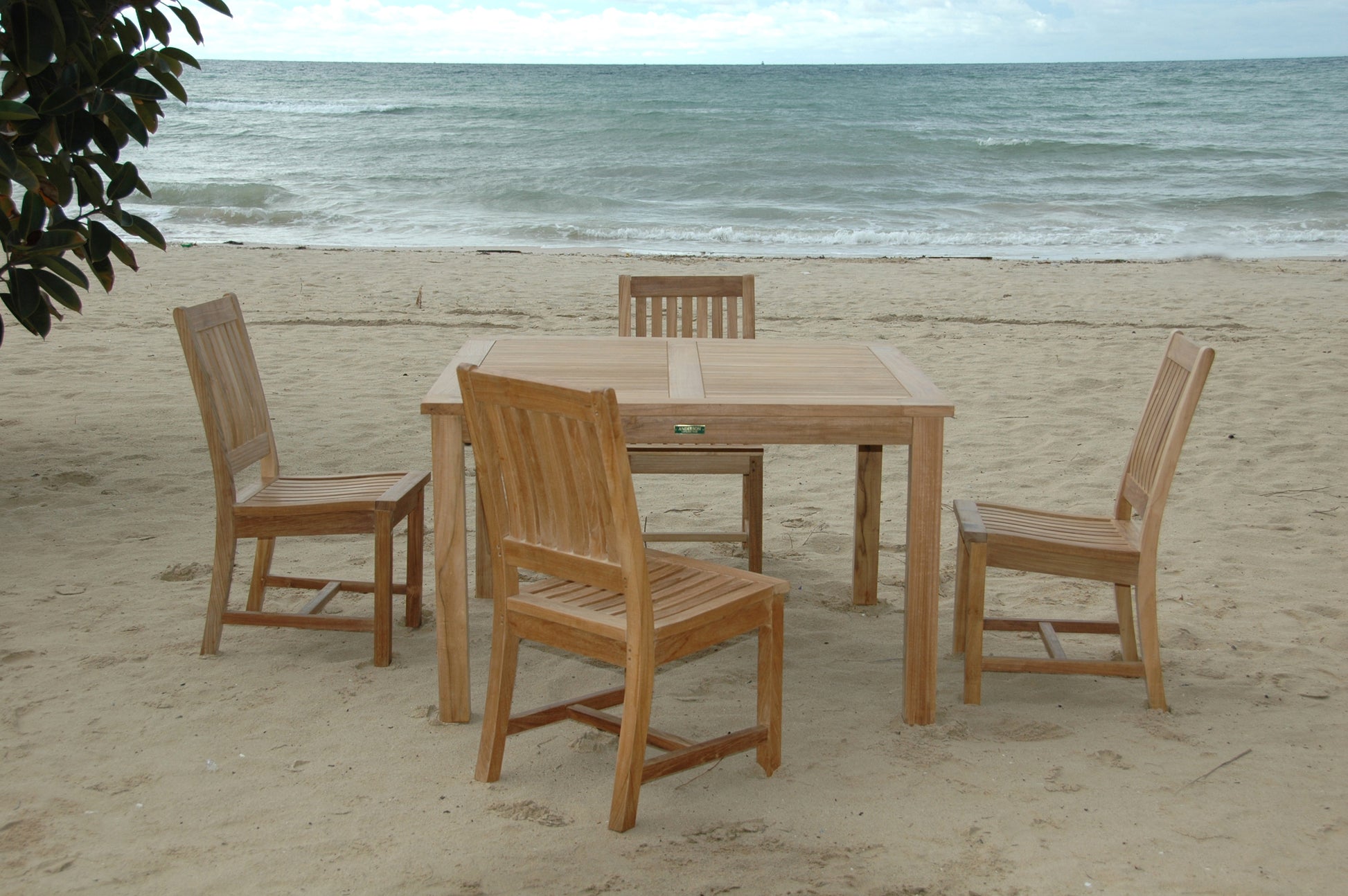 Windsor Rialto Side Chair 5-Pieces Dining Table Set — View 3