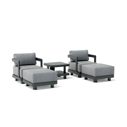 SET-905-AL 5-pc Granada Aluminum Deep Seating — View 2