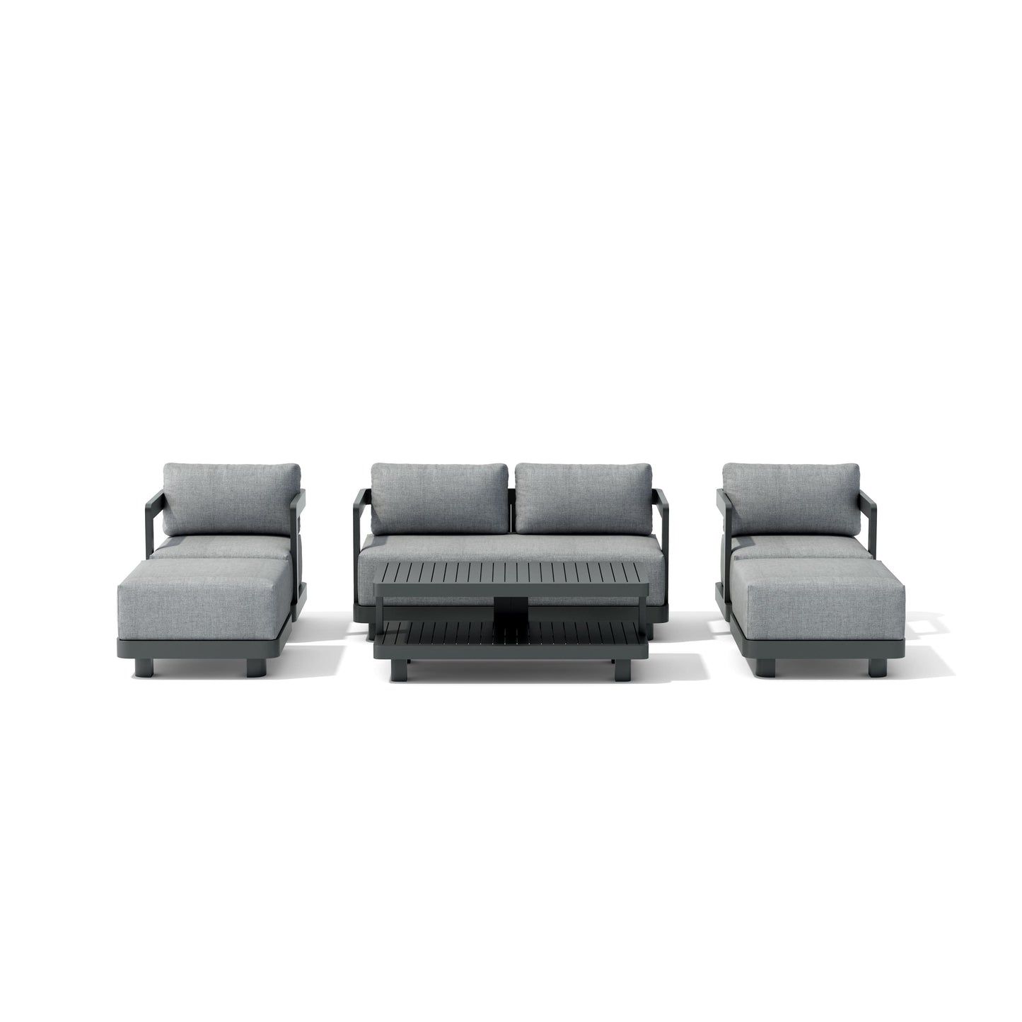 SET-902-AL 6-pc Granada Aluminum Deep Seating — View 2