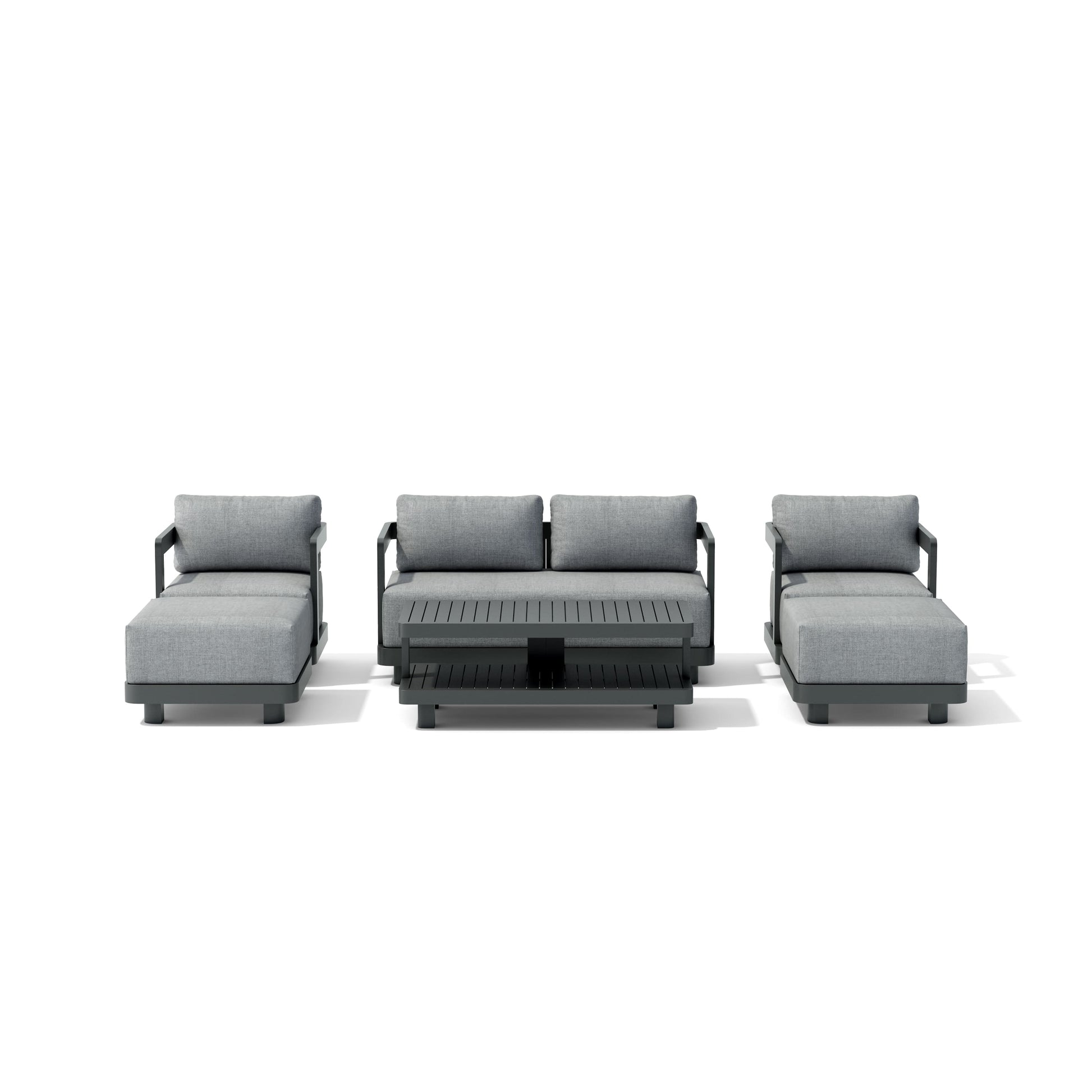 SET-902-AL 6-pc Granada Aluminum Deep Seating — View 2