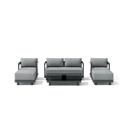 SET-902-AL 6-pc Granada Aluminum Deep Seating — View 2
