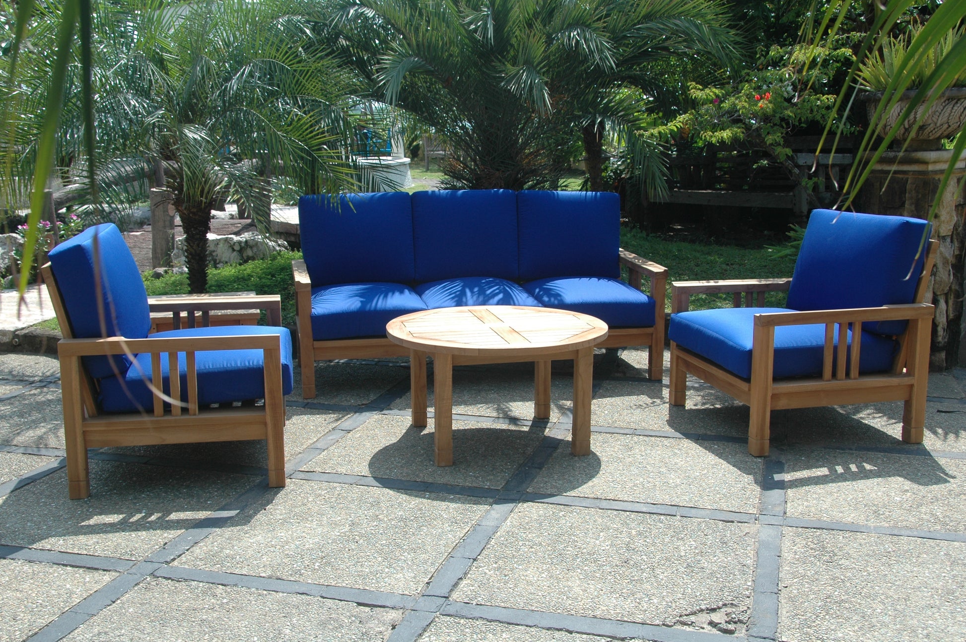 SouthBay Deep Seating 5-Pieces Conversation Set C — View 2
