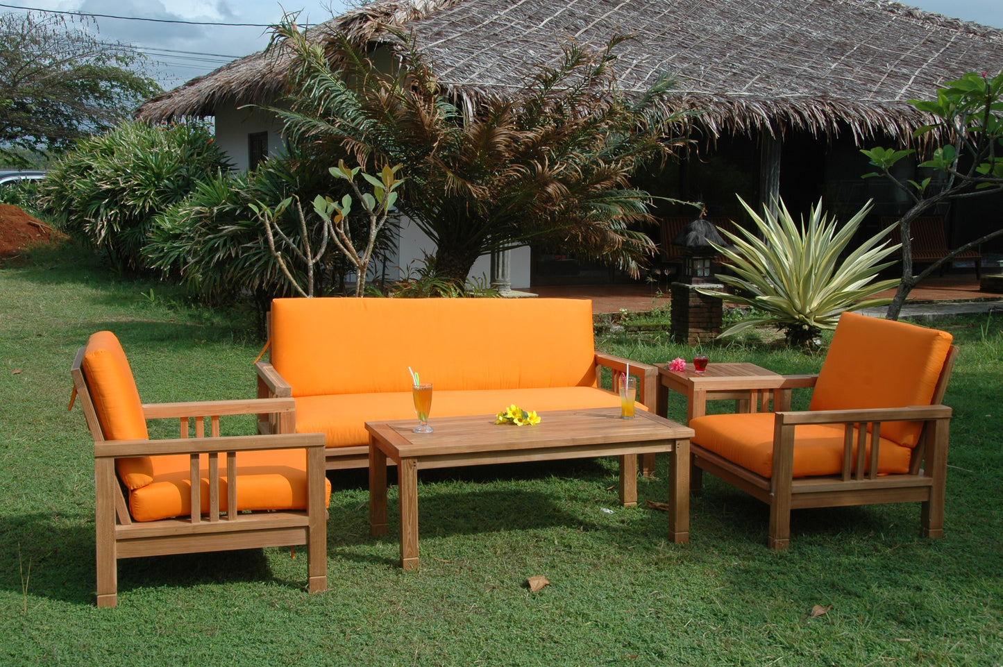 SouthBay Deep Seating 5-Pieces Conversation Set B — View 5