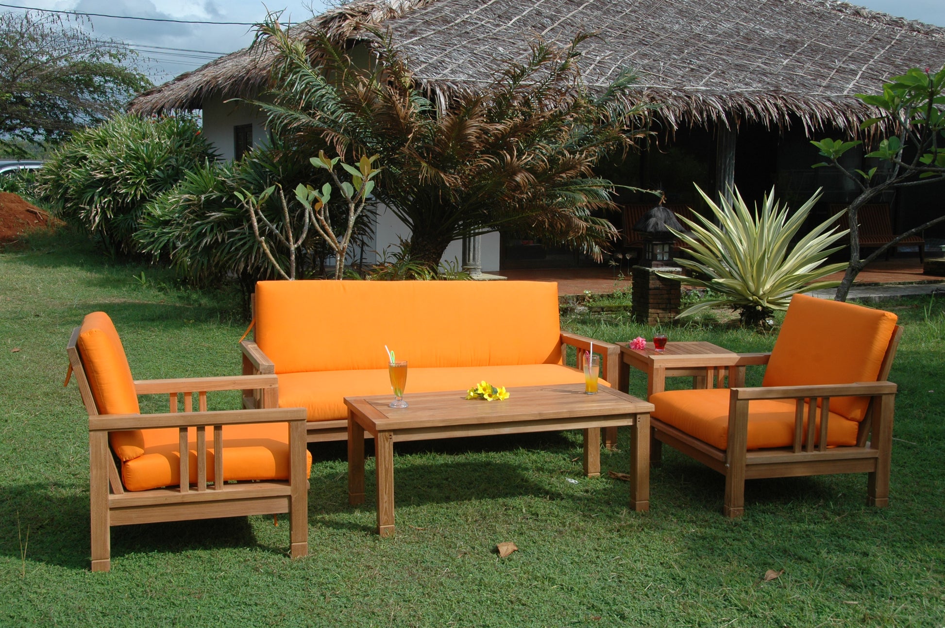 SouthBay Deep Seating 5-Pieces Conversation Set B — View 5