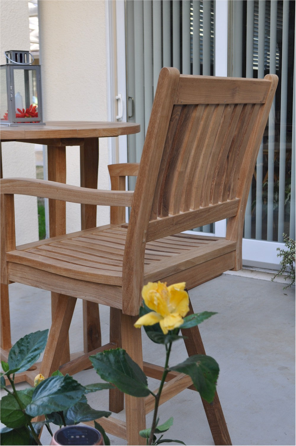 Rialto Swivel Bar Armhair — View 4