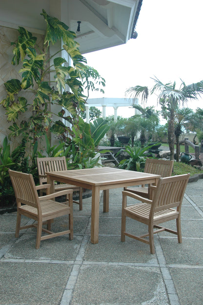 Windsor Rialto Armchair 5-Pieces Dining Set — View 2